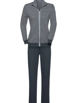 Homewear|Homewear| Hausanzug marine-gestreift