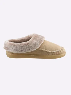Hausschuhe|Waldläufer Hausschuh beige