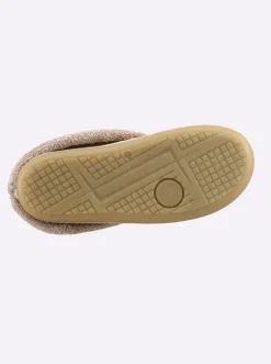 Hausschuhe|Waldläufer Hausschuh beige