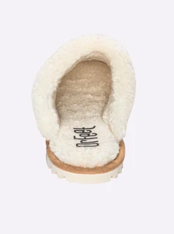 Hausschuhe|Pantoletten|Dr. Feet Hausschuh beige