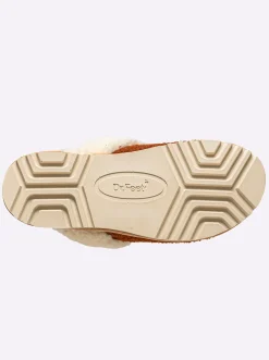 Pantoletten|Dr. Feet Hausschuh terra