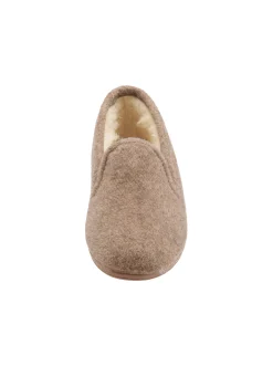 Hausschuhe| Hausschuh beige