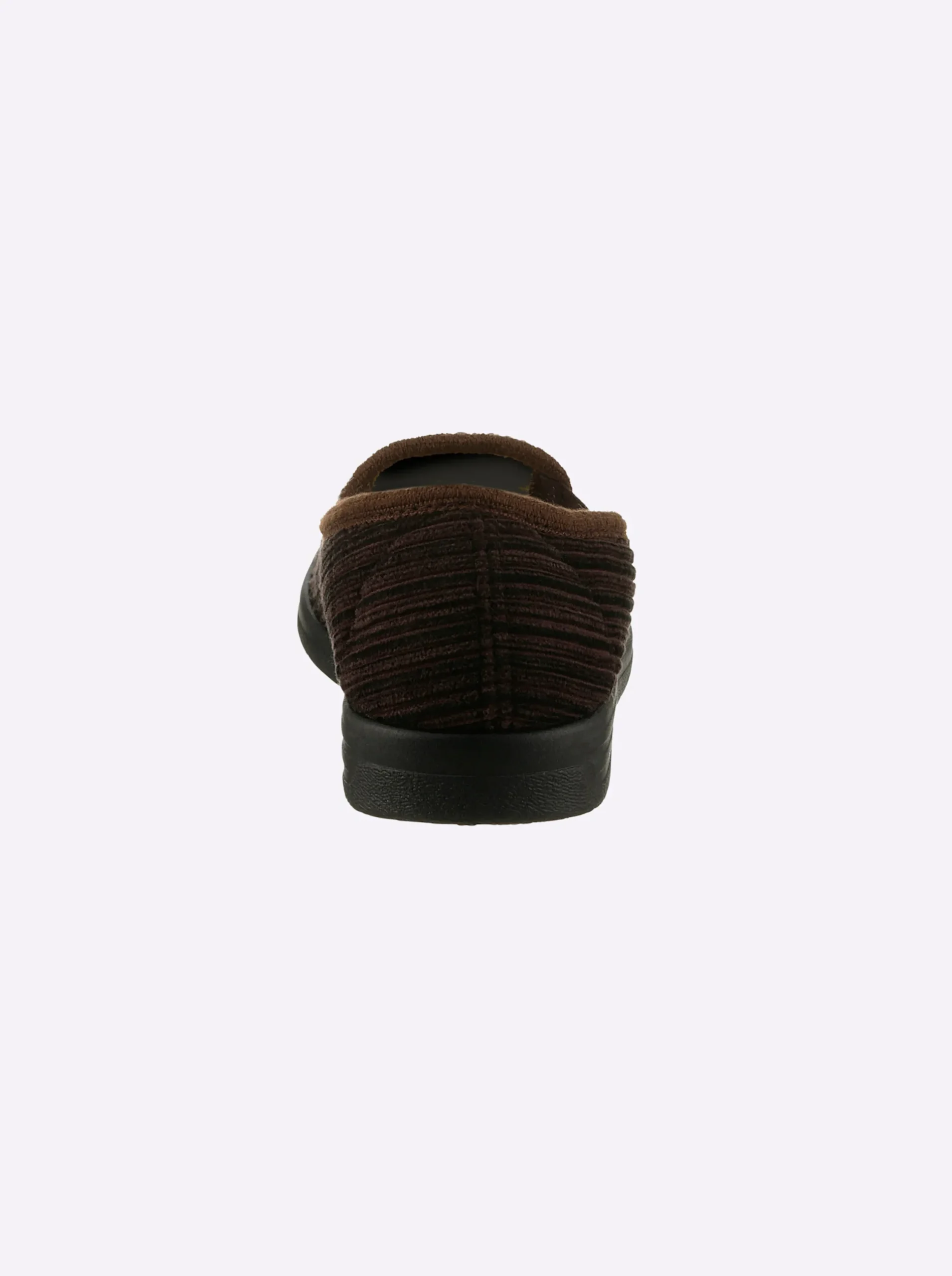 Hausschuhe| Hausschuh in Cord-Qualität braun