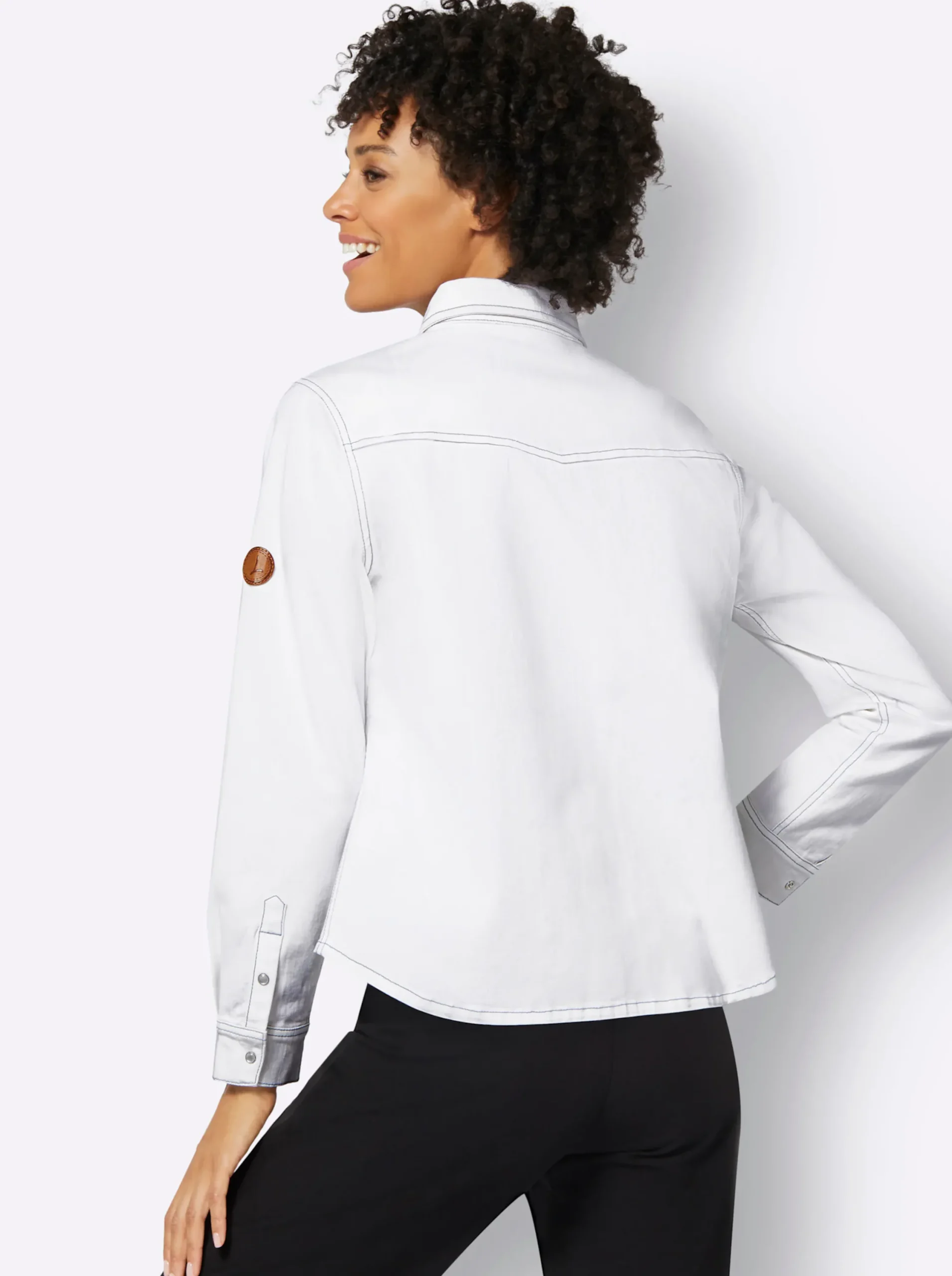 Blusen| Hemdbluse weiß