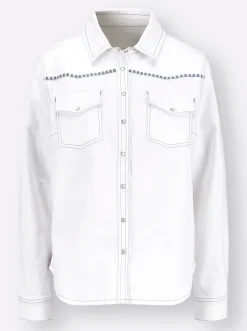 Blusen| Hemdbluse weiß