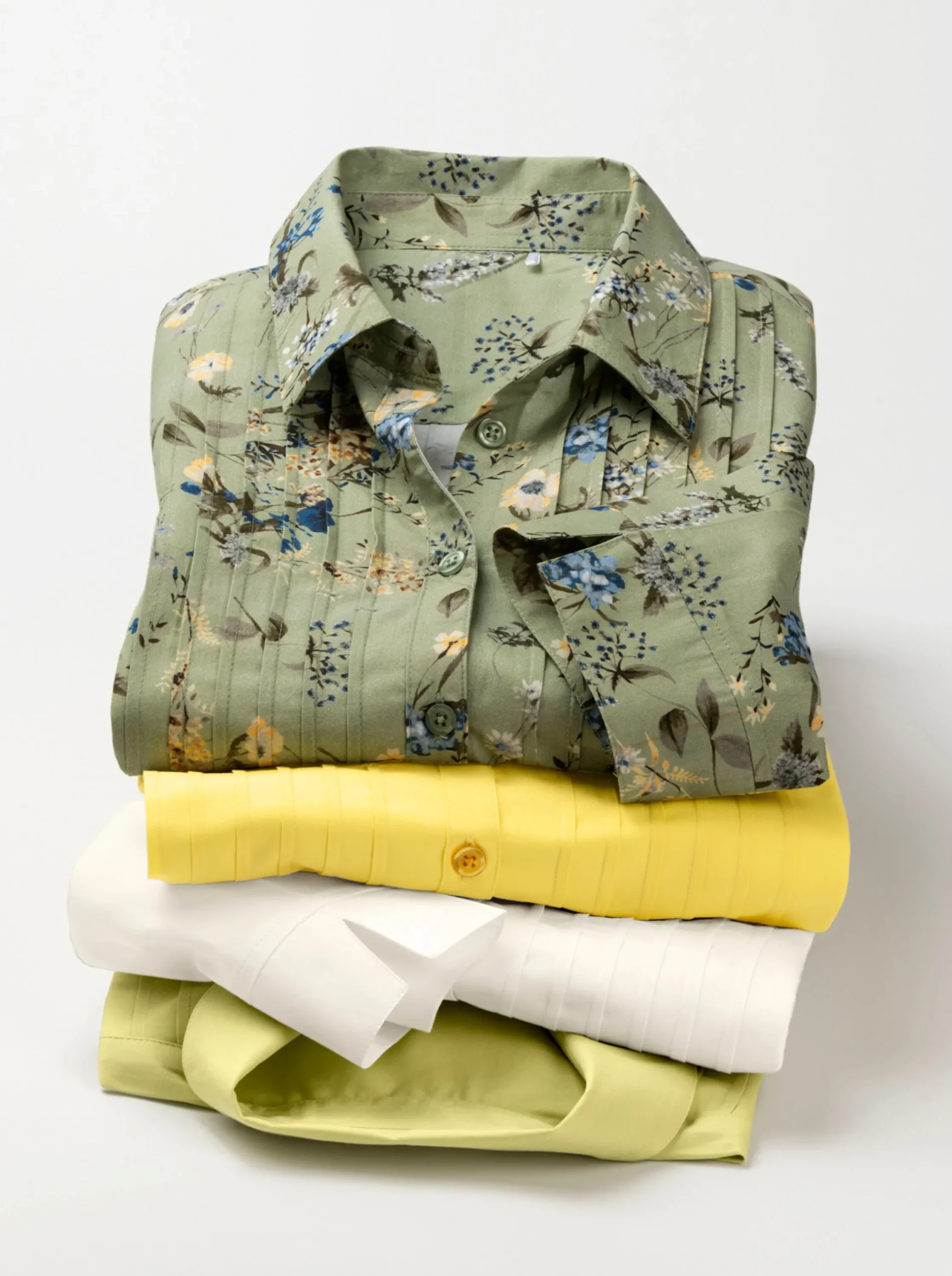 Blusen| Hemdbluse zitrone