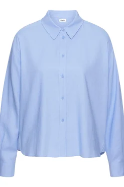 Blusen|Buffalo Hemdbluse blau