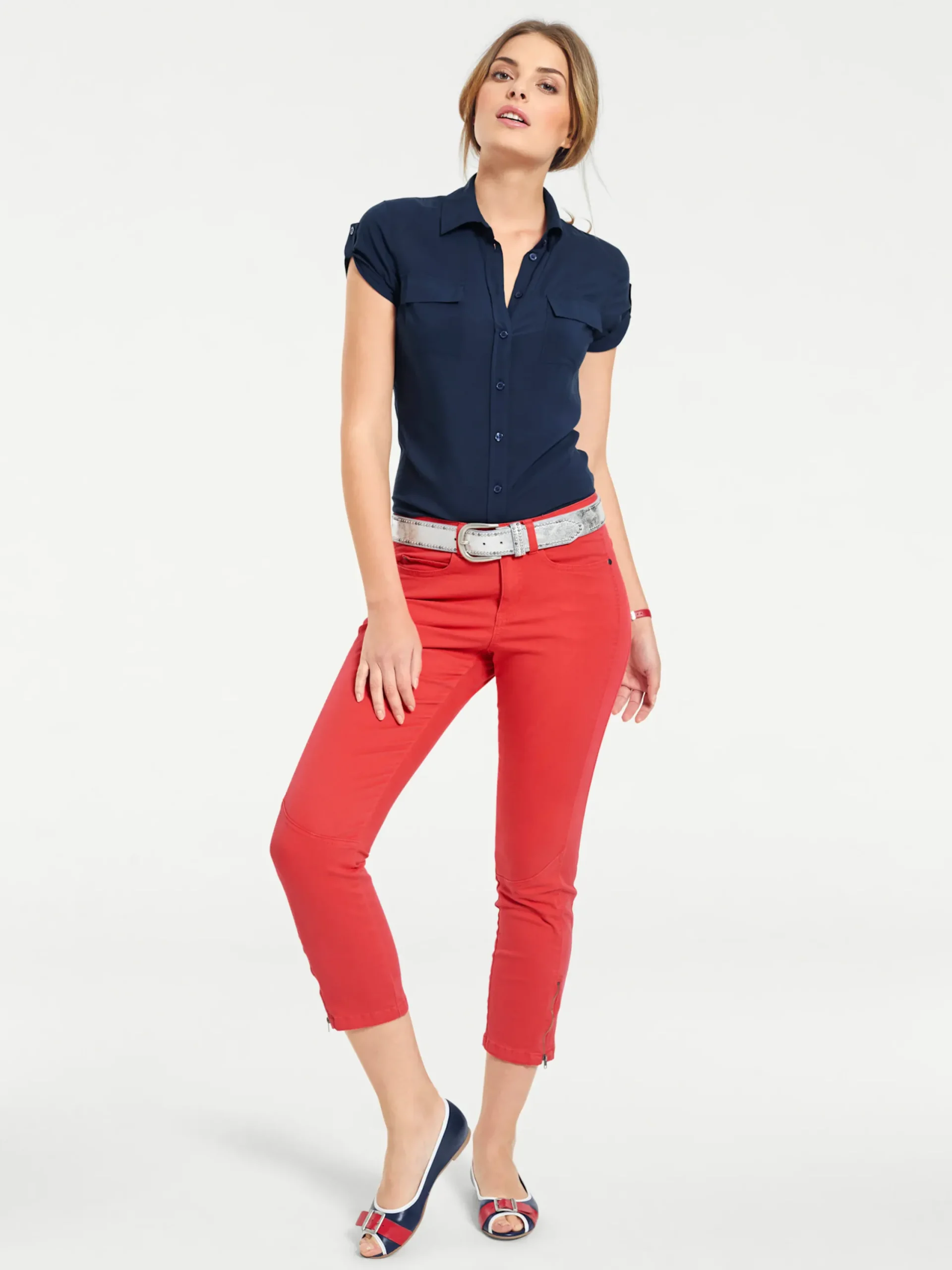 Basics|Blusen|heine Hemdbluse marine