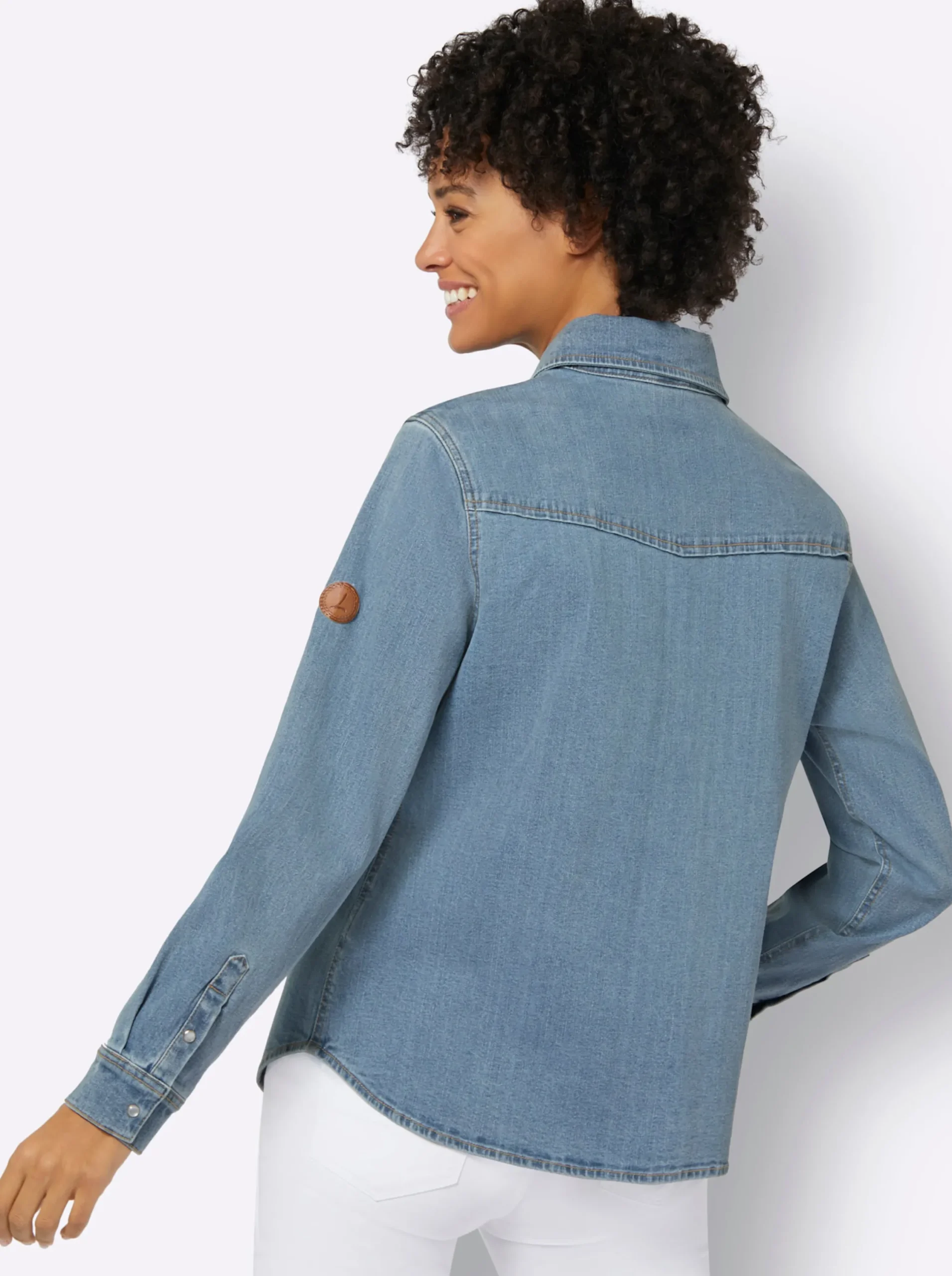 Blusen| Hemdbluse blue-bleached