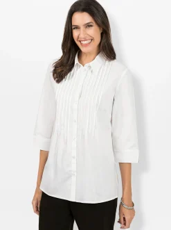 Blusen| Hemdbluse weiß