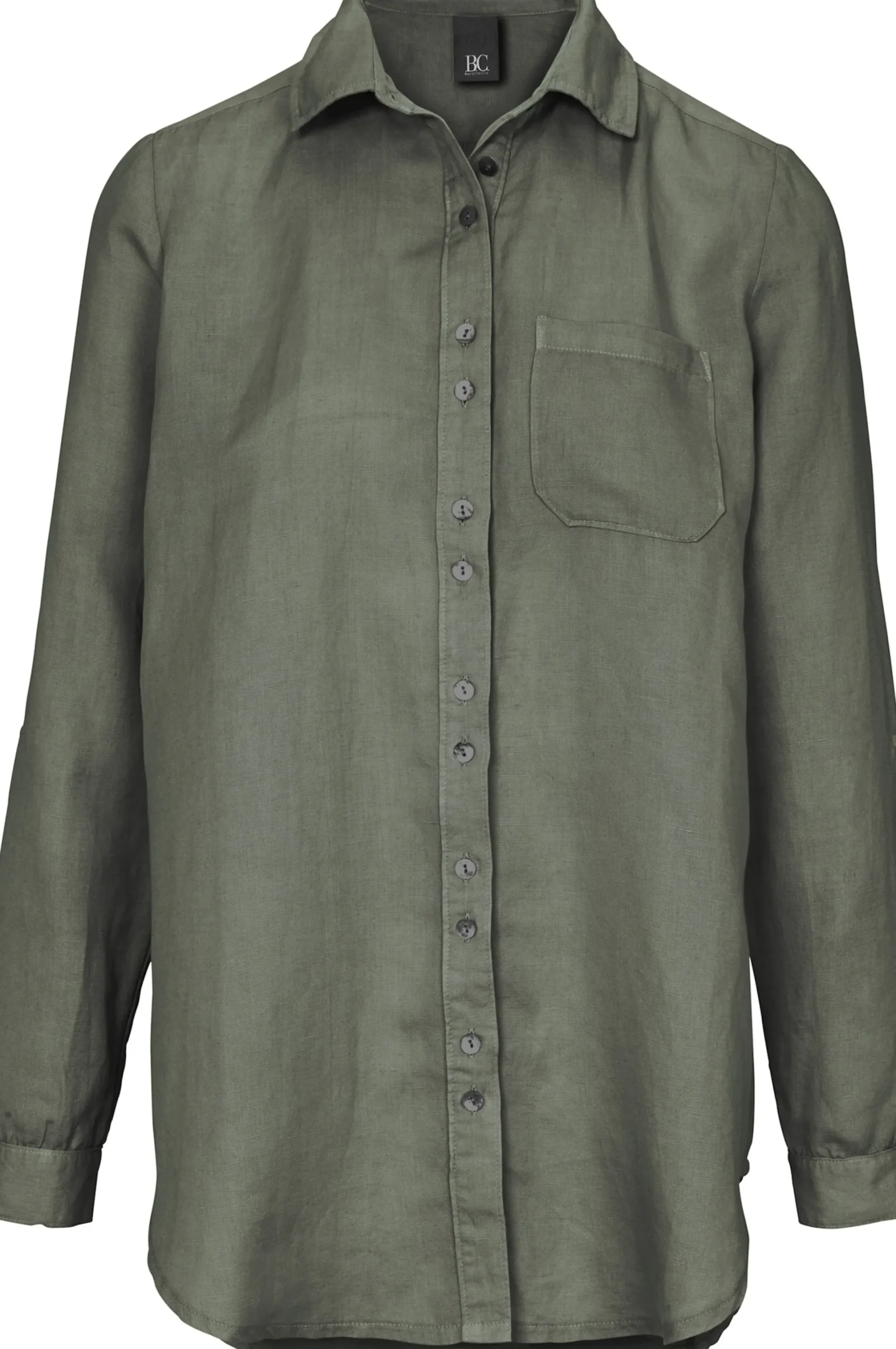 Basics|heine Hemdbluse khaki