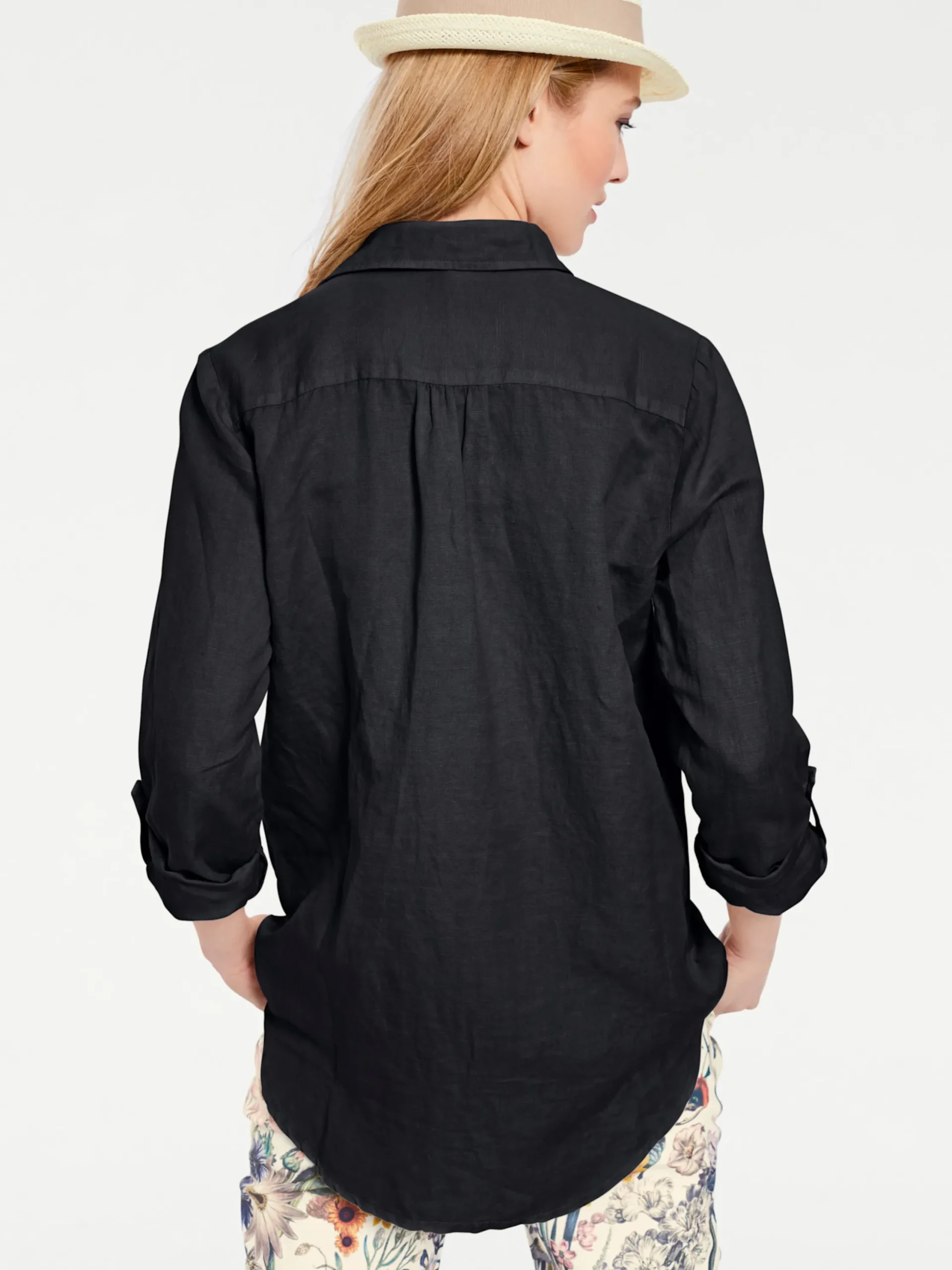 Basics|heine Hemdbluse marine