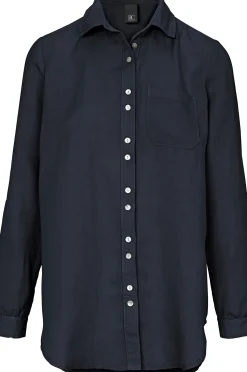 Basics|heine Hemdbluse marine