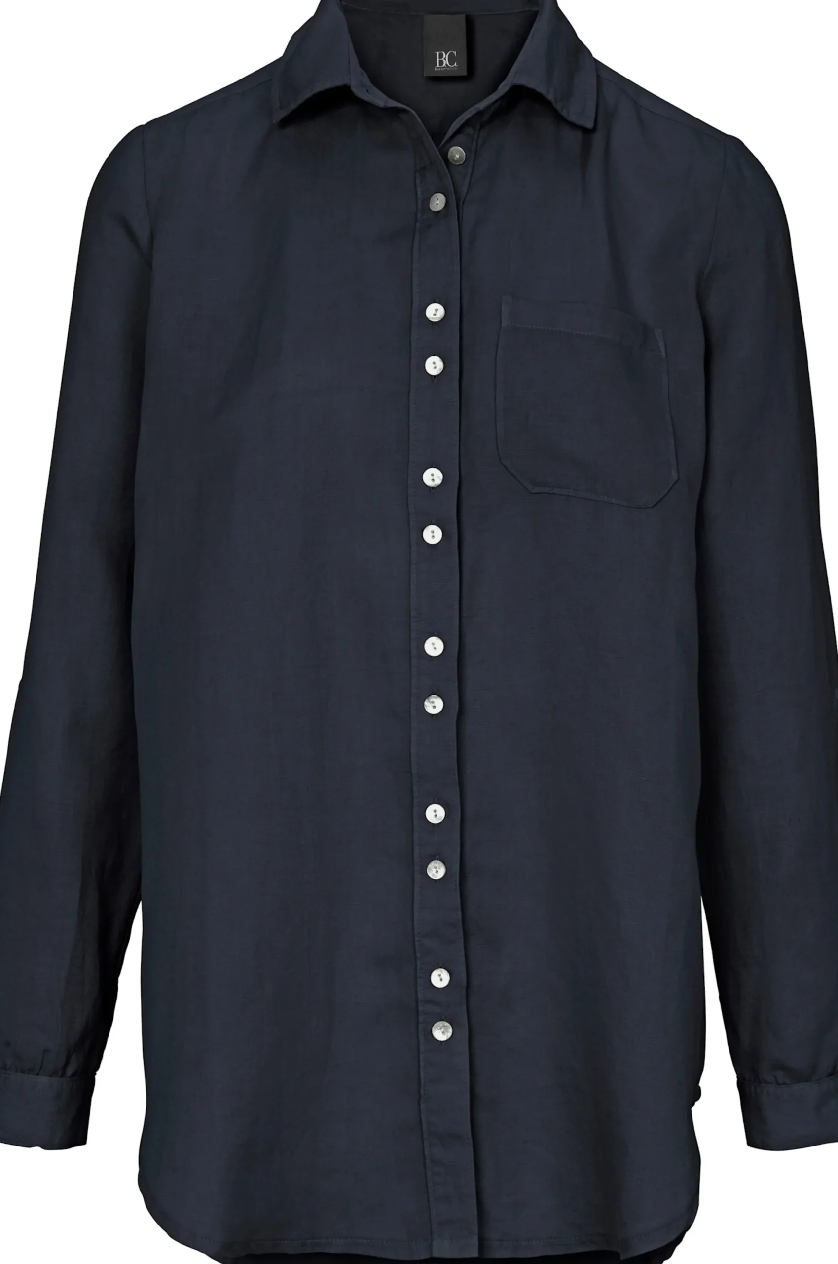 Basics|heine Hemdbluse marine