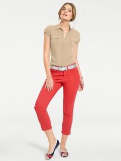 Basics|heine Hemdbluse sand