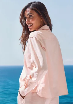 Blusen|Buffalo Hemdbluse apricot