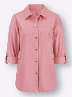 Blusen| Hemdbluse rosenquarz