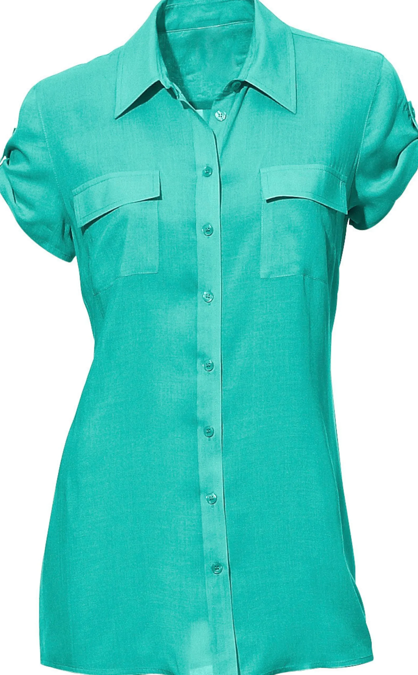 Strandmode|Basics|heine Hemdbluse mint