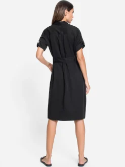 Kleider|heine Hemdblusenkleid schwarz