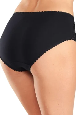 Unterhosen|petite fleur Hüftslip schwarz