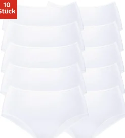 Unterhosen|petite fleur Hüftslip weiß