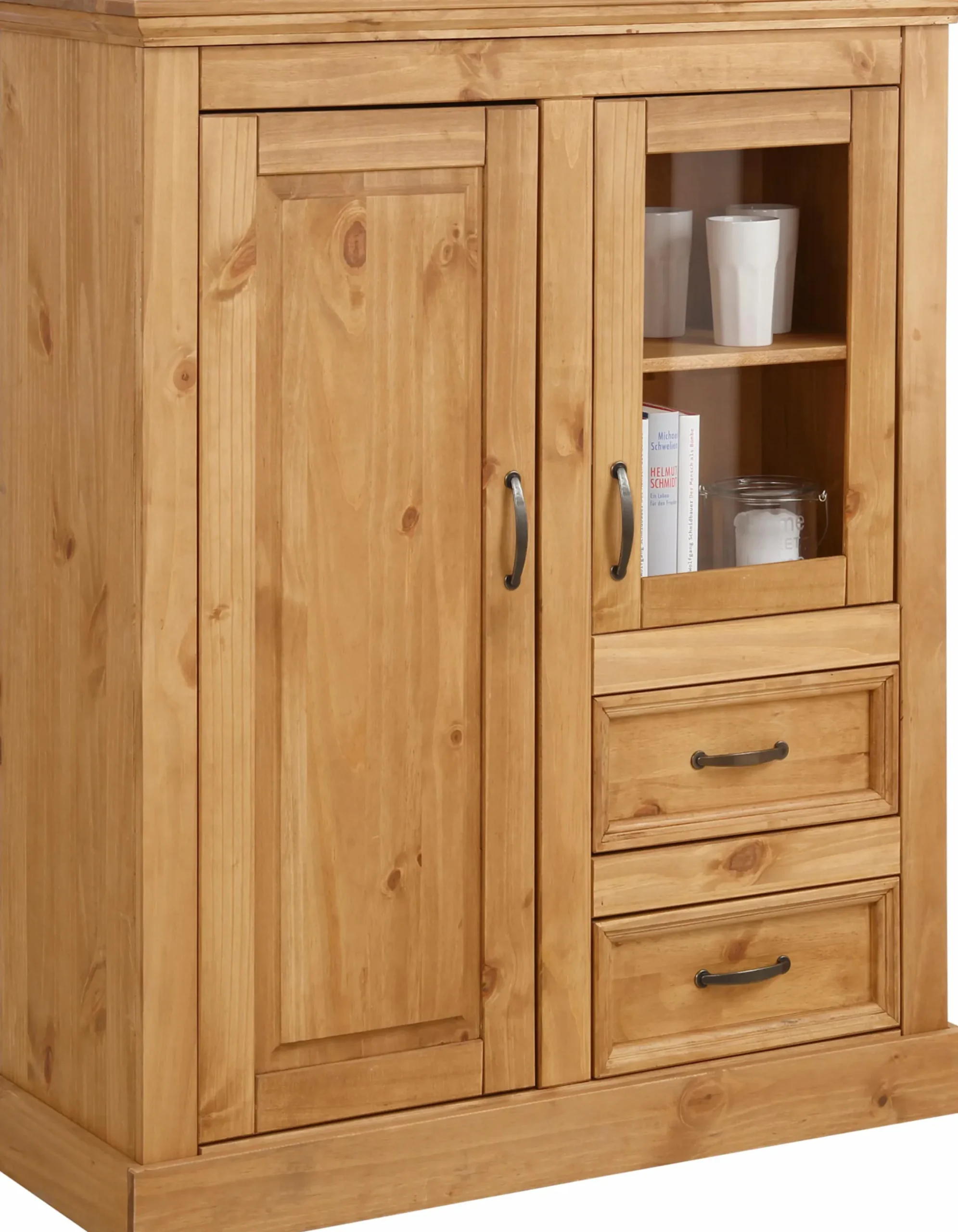 Side- & Highboards|Home affaire Highboard naturgebeizt/gewachst