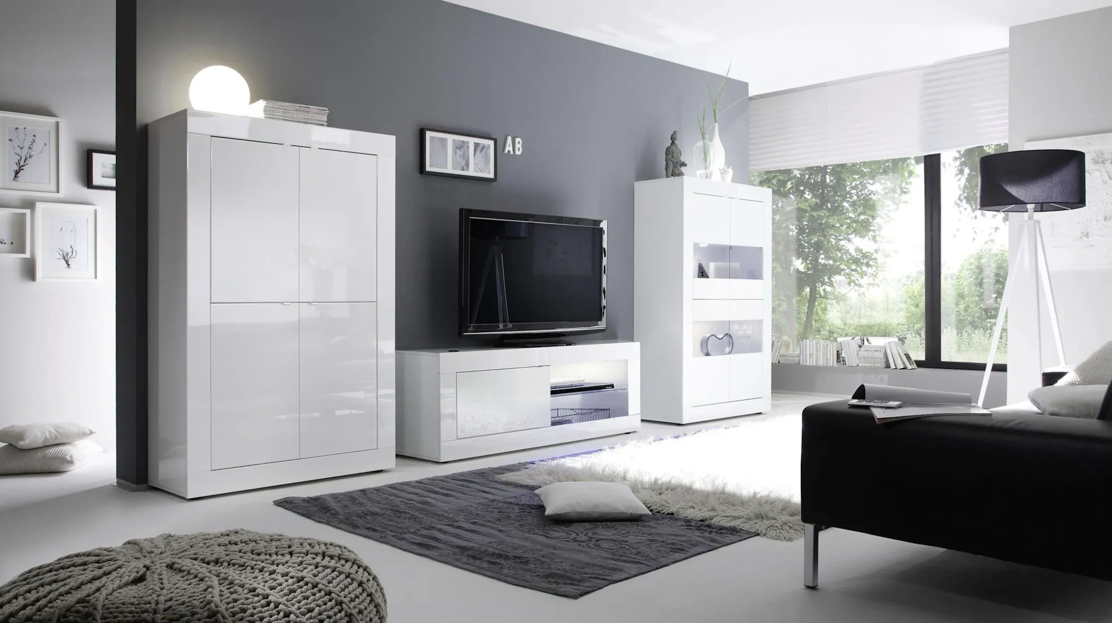 Side- & Highboards|INOSIGN Highboard weißhochglanzlack