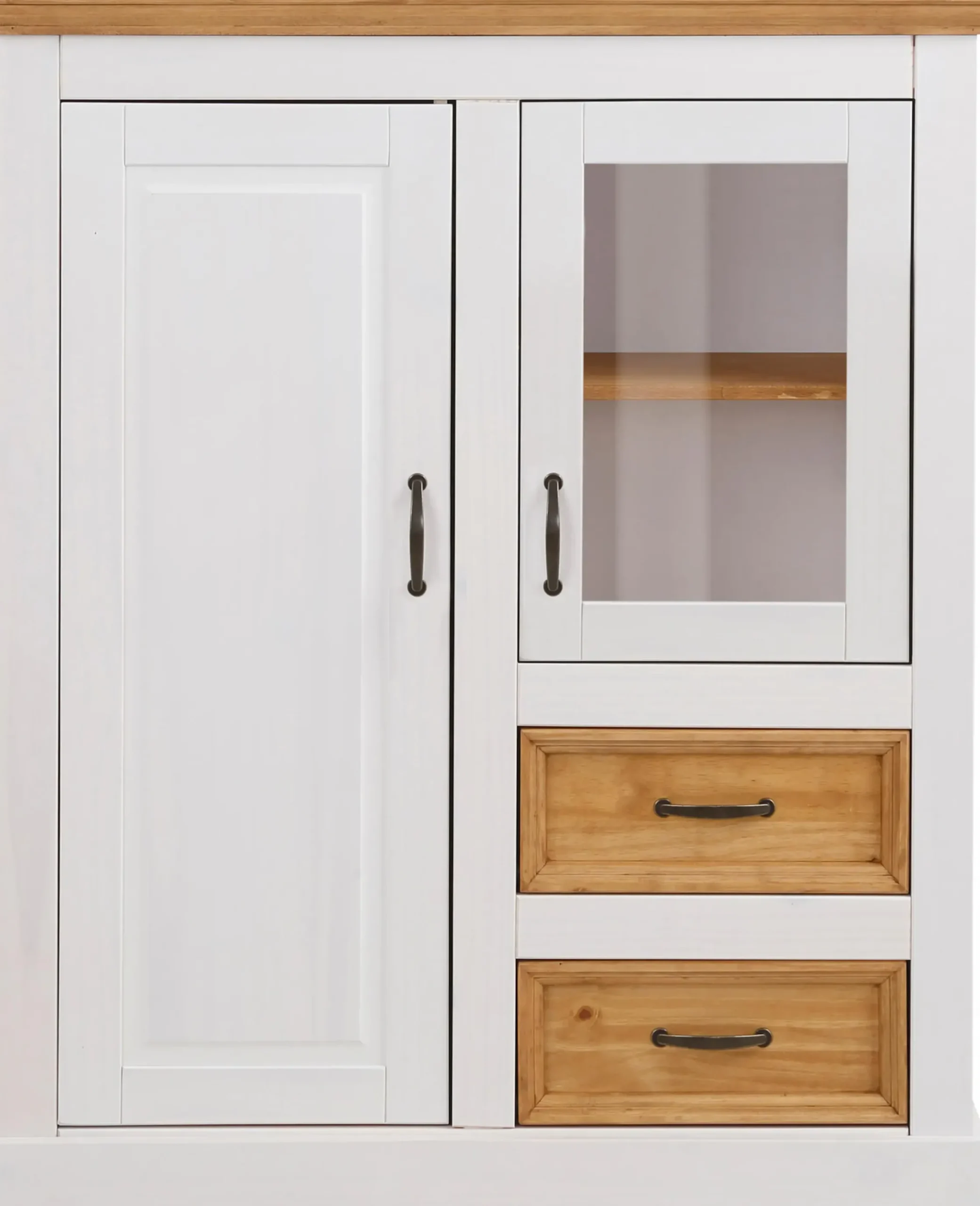 Side- & Highboards|Home affaire Highboard weiß/beize