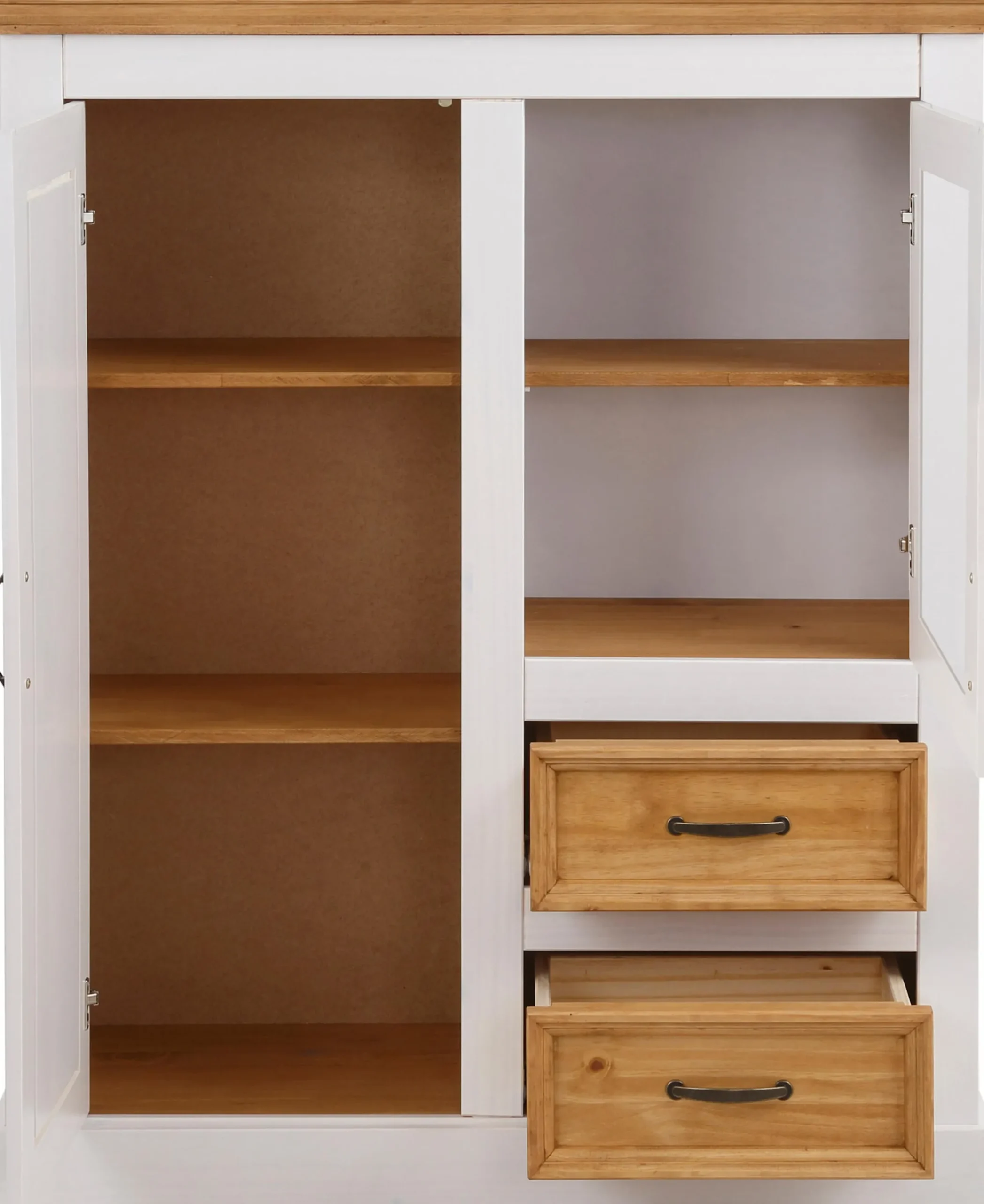 Side- & Highboards|Home affaire Highboard weiß/beize