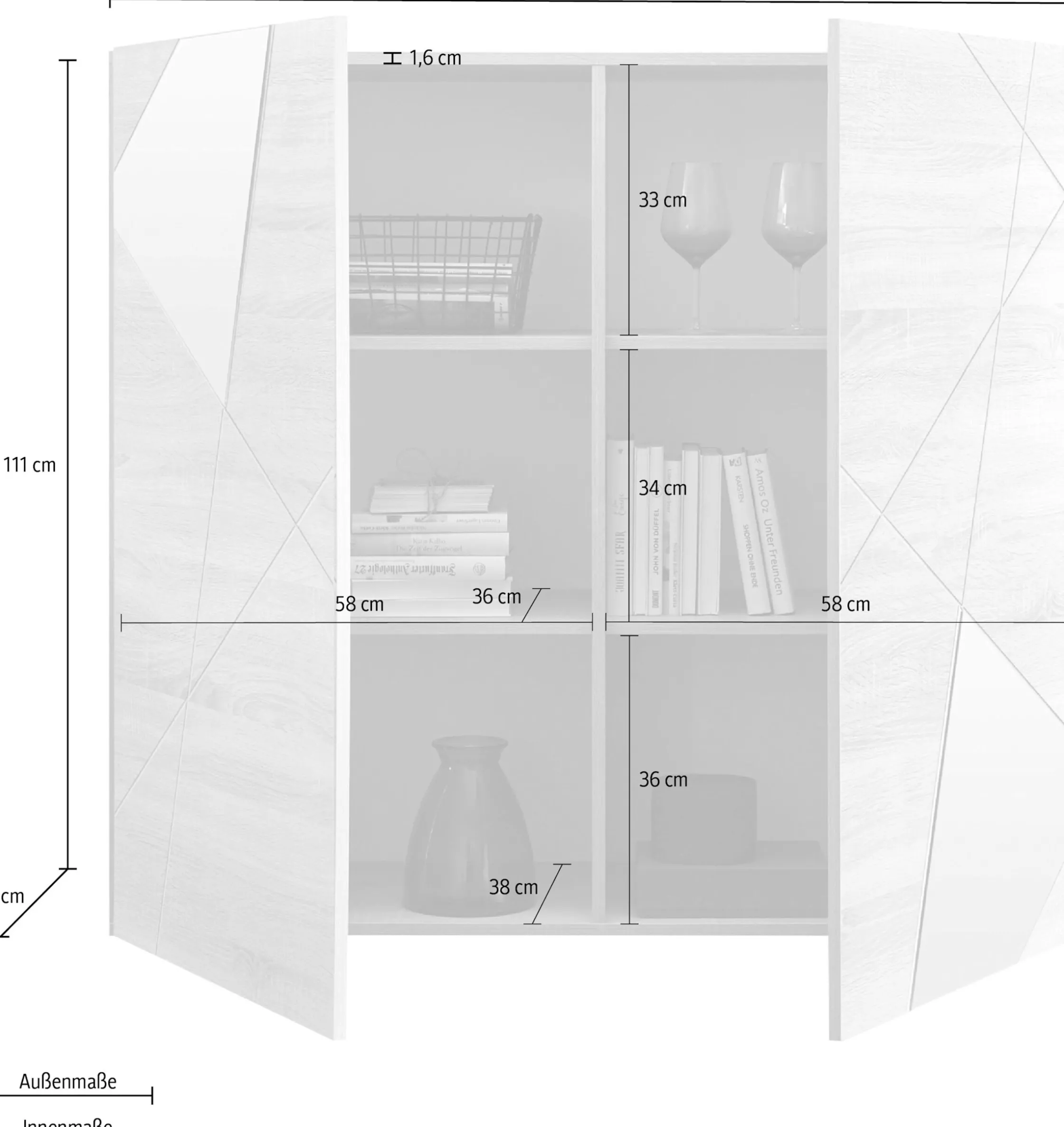 Side- & Highboards|INOSIGN Highboard sonomaeichenb