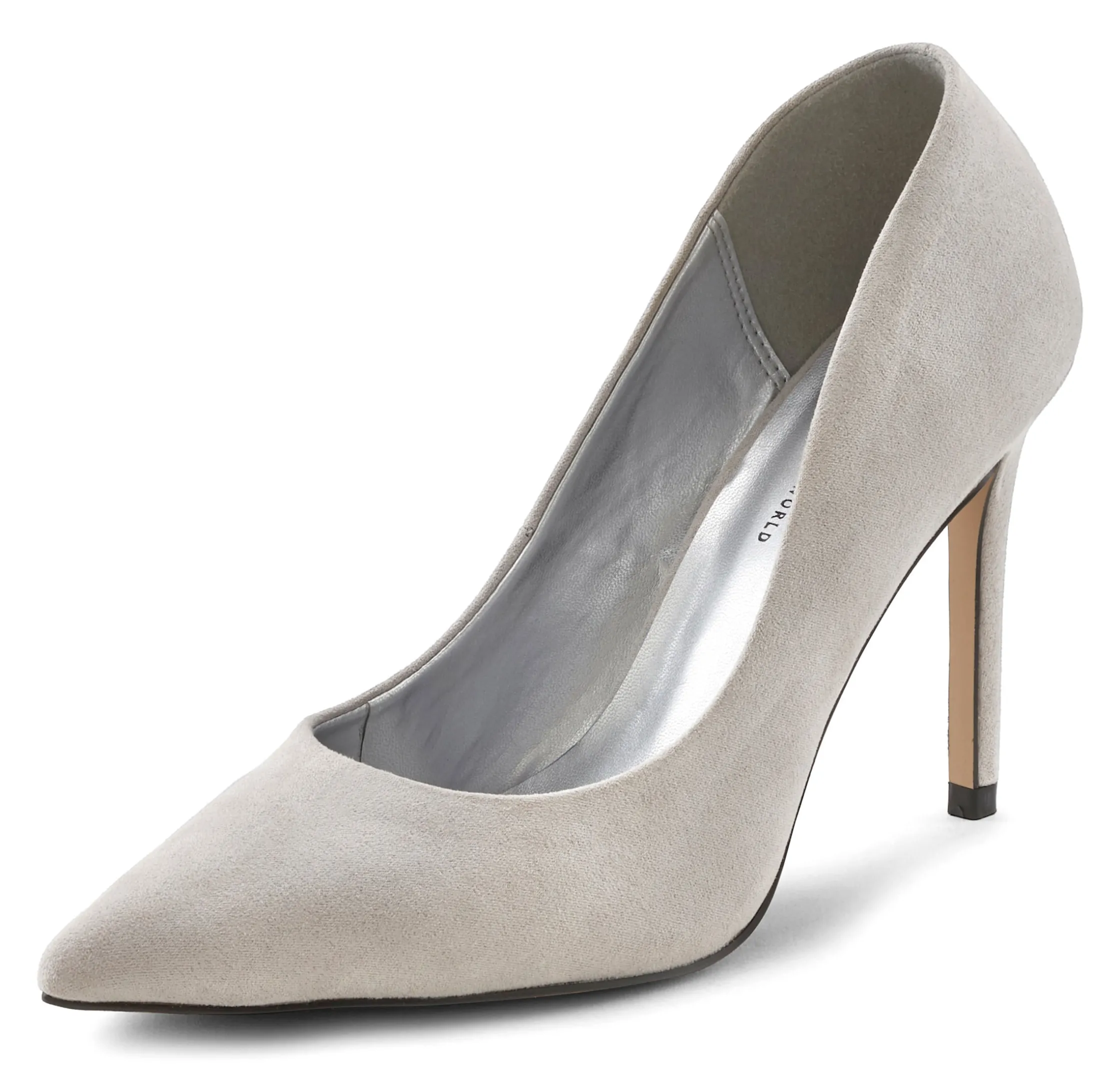 Pumps|LASCANA High-Heel-Pumps hellgrau