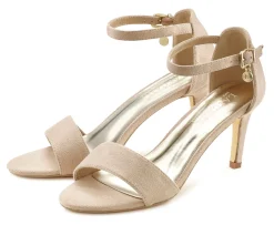 Sandalen & Sandaletten|LASCANA High-Heel-Sandalette beige