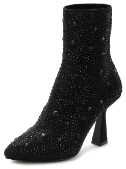 Stiefeletten|Stiefel|LASCANA High-Heel-Stiefelette schwarz