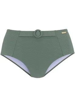 Bikinis|Sunseeker Highwaist-Bikini-Hose oliv