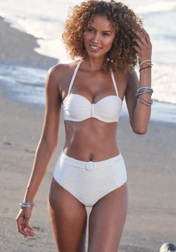 Bikinis|Sunseeker Highwaist-Bikini-Hose weiß