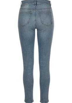 Strandmode|Jeans|Buffalo High-waist-Jeans blue-washed