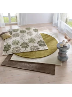 Teppiche|heine home Hochflorteppich oliv