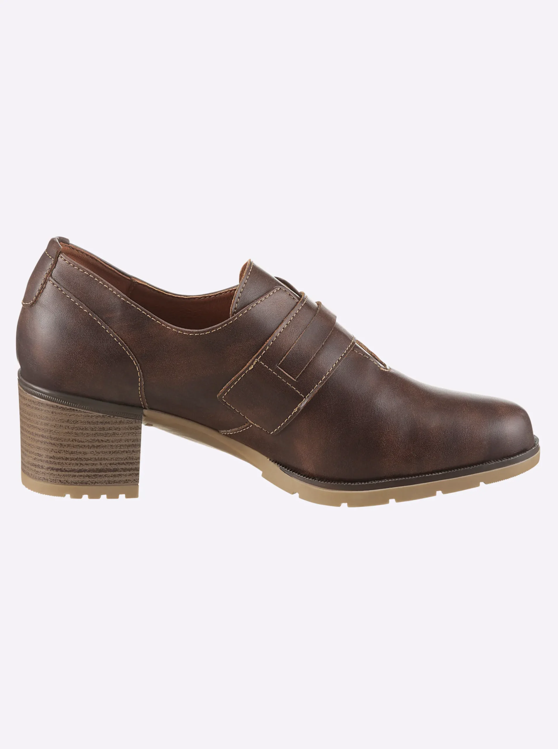 Pumps|heine Hochfrontpumps braun
