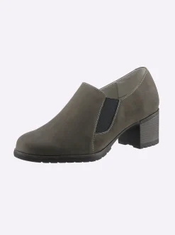 Pumps|heine Hochfrontpumps oliv