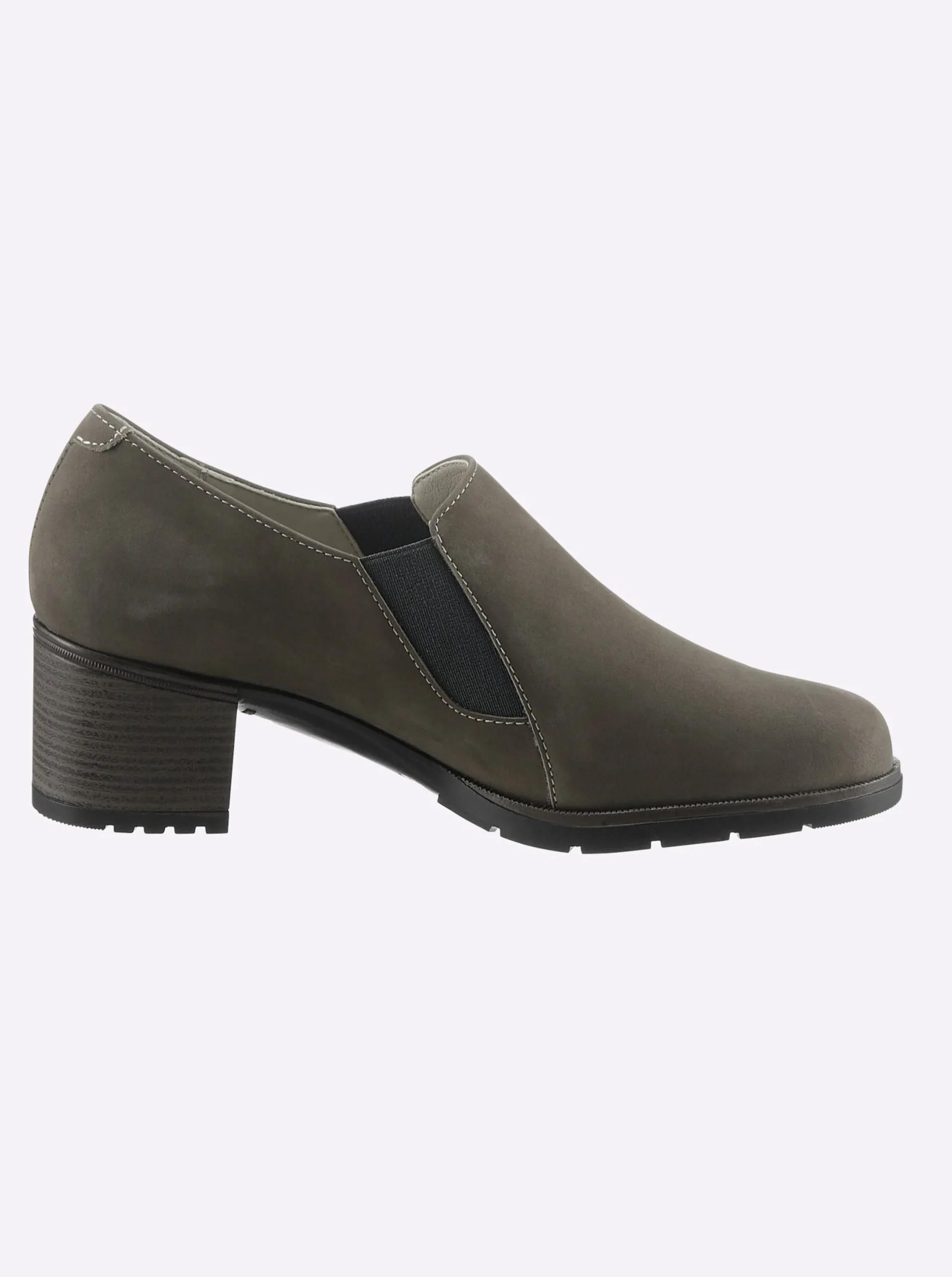 Pumps|heine Hochfrontpumps oliv