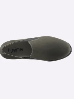 Pumps|heine Hochfrontpumps oliv