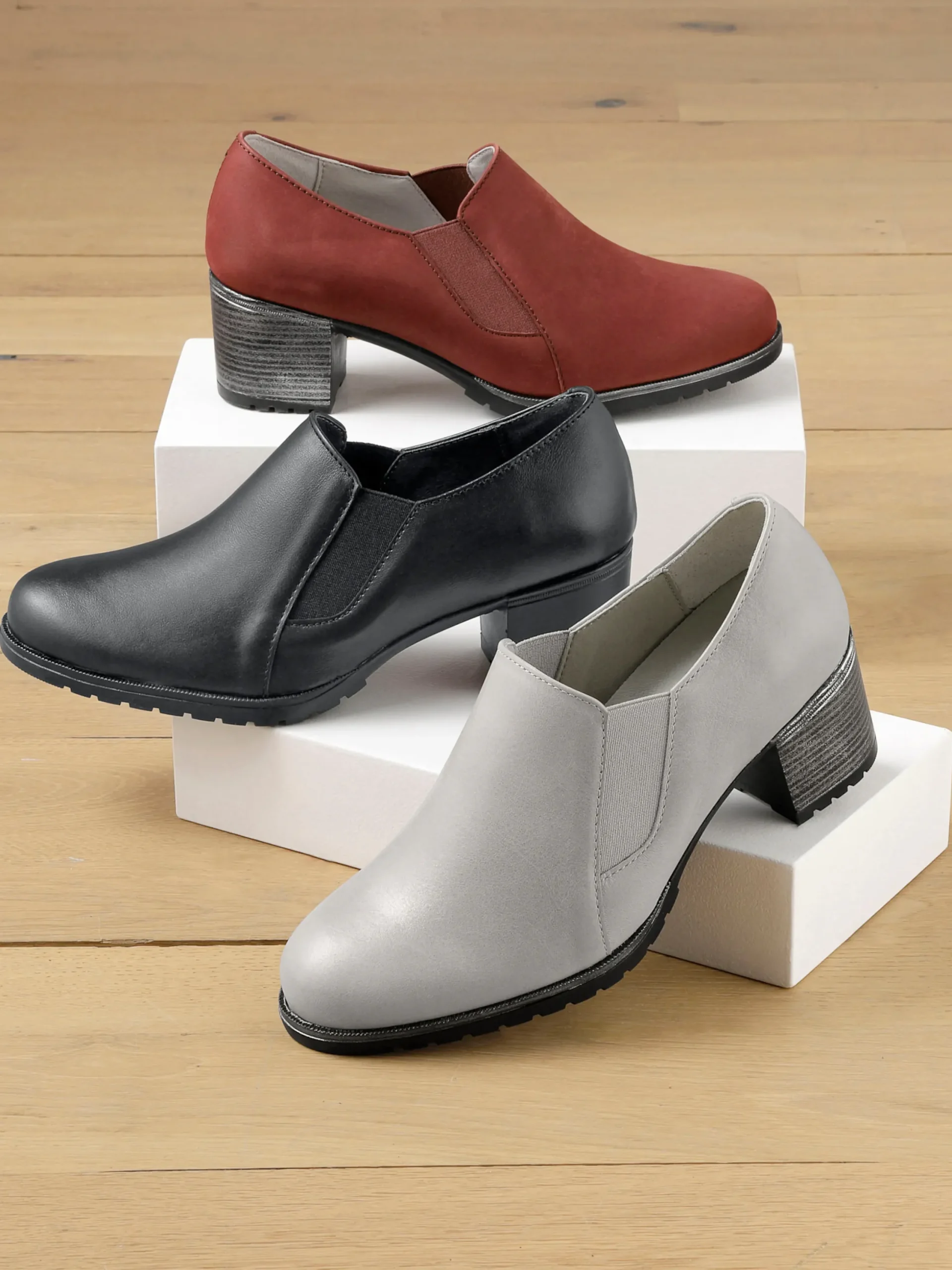 Pumps|heine Hochfrontpumps grau