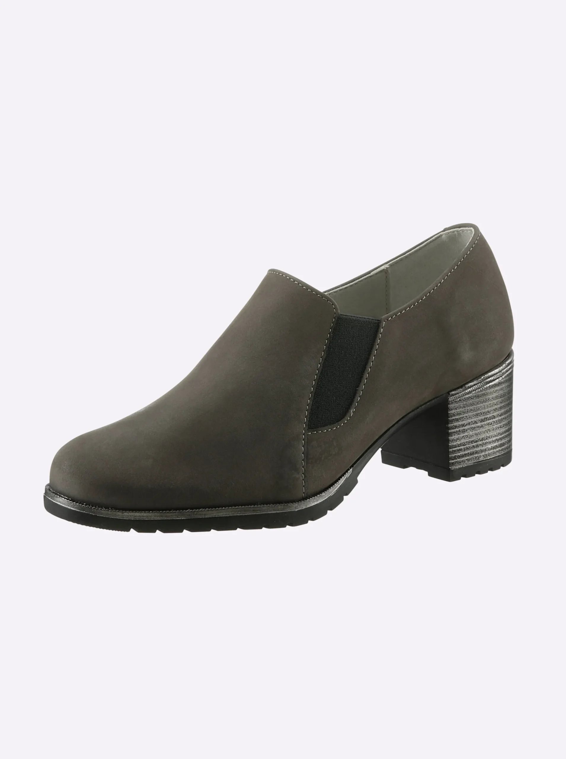 Pumps|heine Hochfrontpumps anthrazit