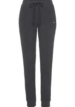 Homewear|Homewear|LASCANA Homewearhose anthrazit-meliert
