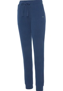 Homewear|LASCANA Homewearhose blau-meliert