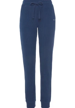 Homewear|LASCANA Homewearhose blau-meliert