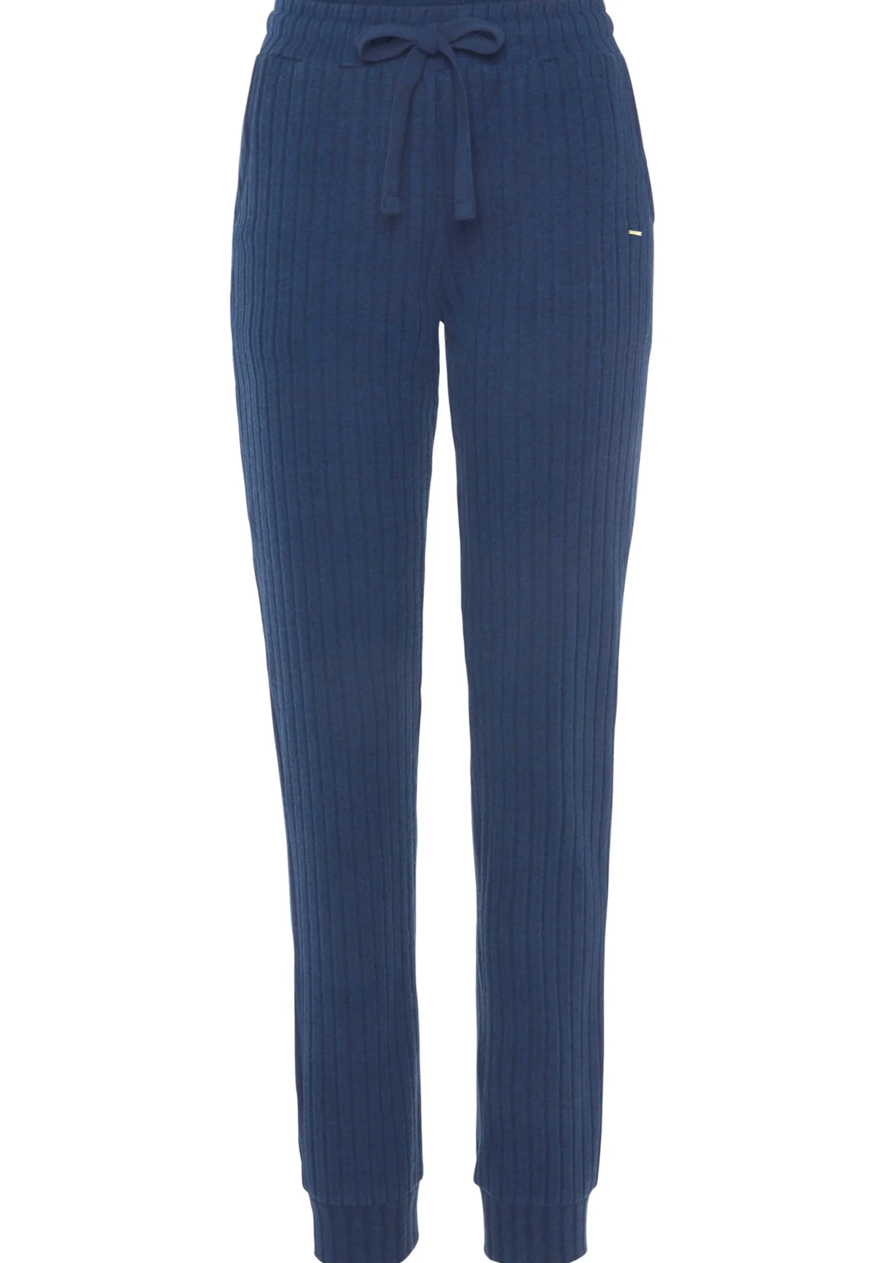 Homewear|LASCANA Homewearhose blau-meliert