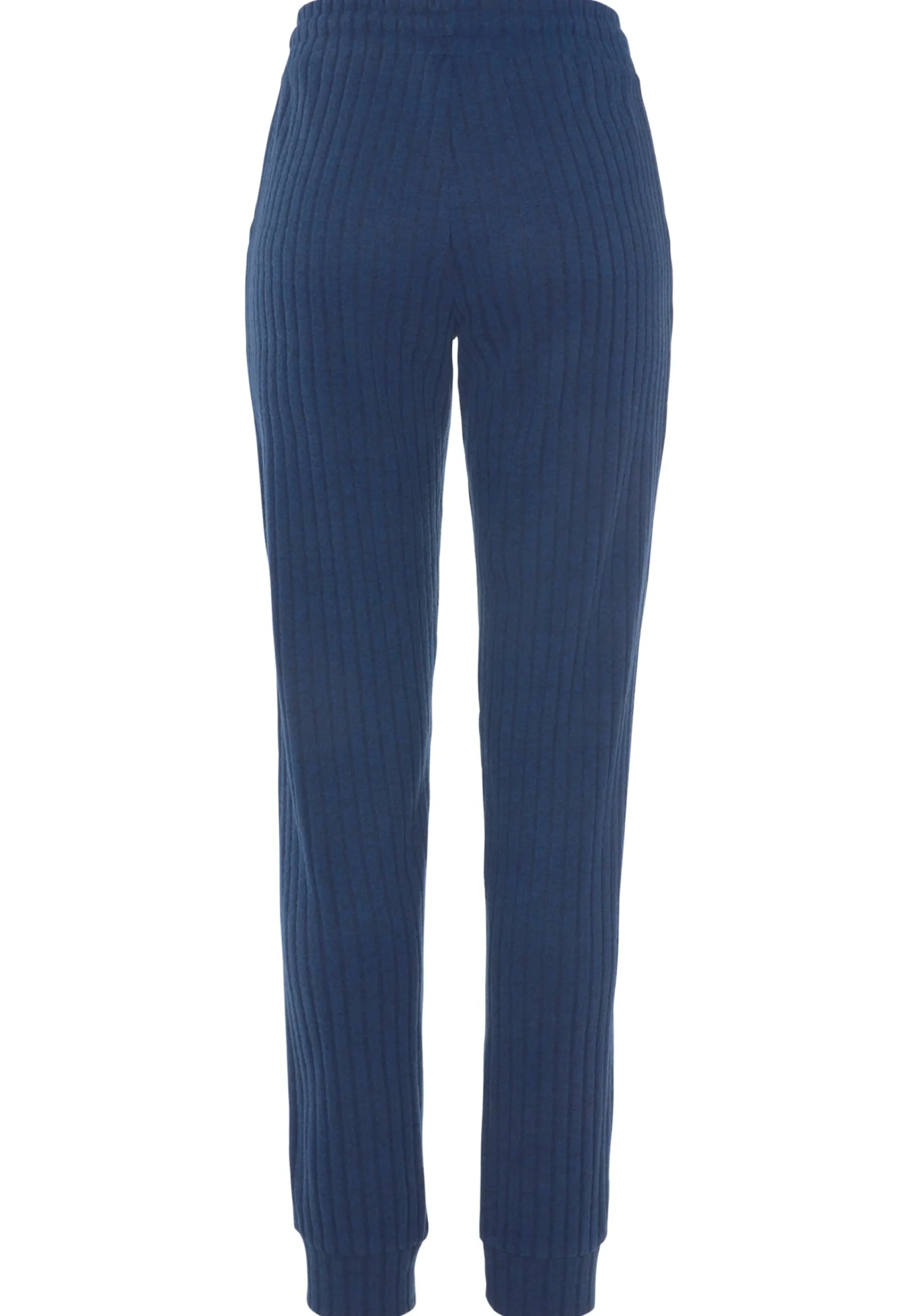 Homewear|LASCANA Homewearhose blau-meliert