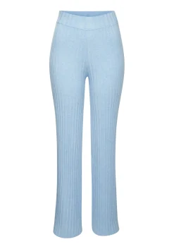 Homewear| Homewearhose blau-meliert