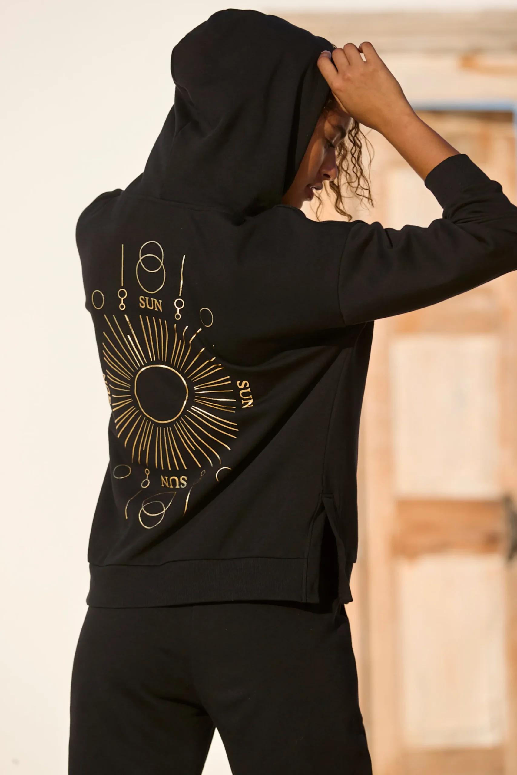 Homewear|Buffalo Hoodie schwarz